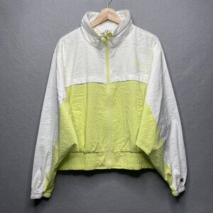 Champion Women's Windbreaker Water-Repellent Logo 1/4 Zip Jacket XL